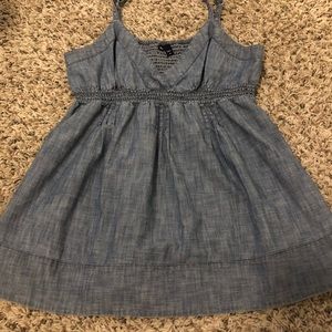 Gap women’s denim blouse size M